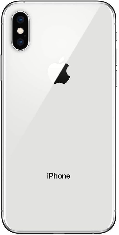 Apple iPhone XS, US Version, 512GB, Silver - Unlocked (Renewed)