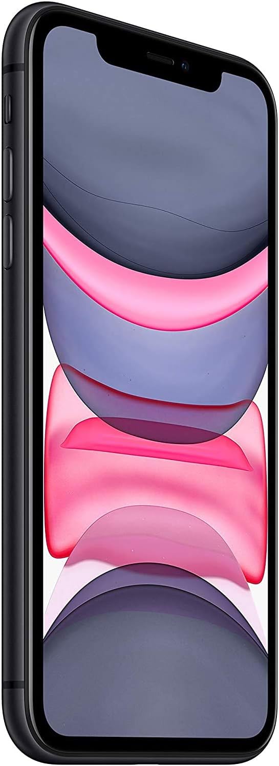 Apple iPhone 11, US Version, 64GB, Black - GSM Carriers (Renewed)