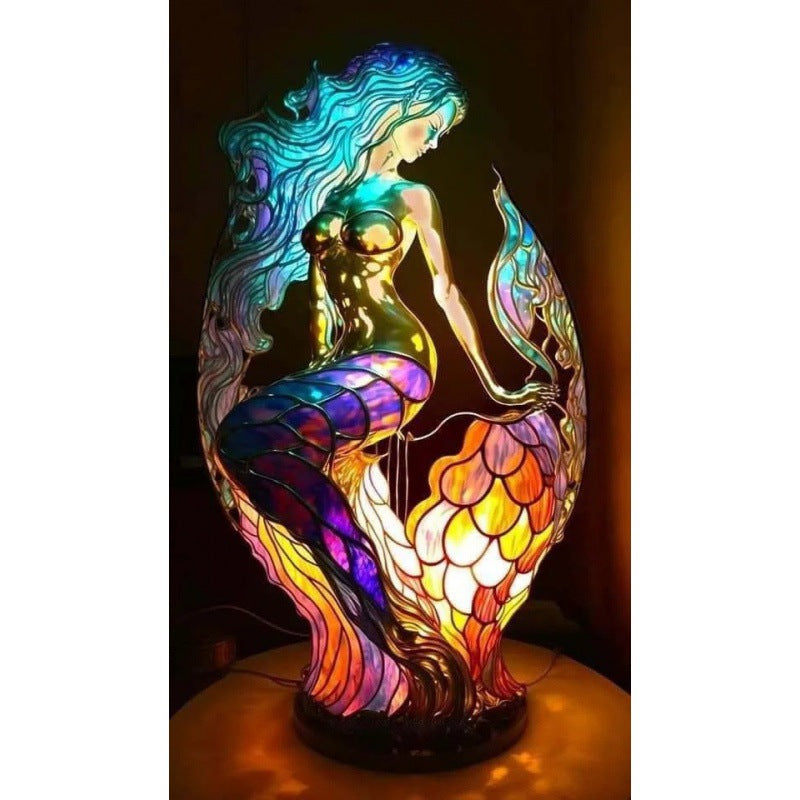 3D Colored Animal Light Desk Lamp Animal Series Decorative Night Light Animal Elephant Owl Cat Vintage Table Lamp Home Decoration