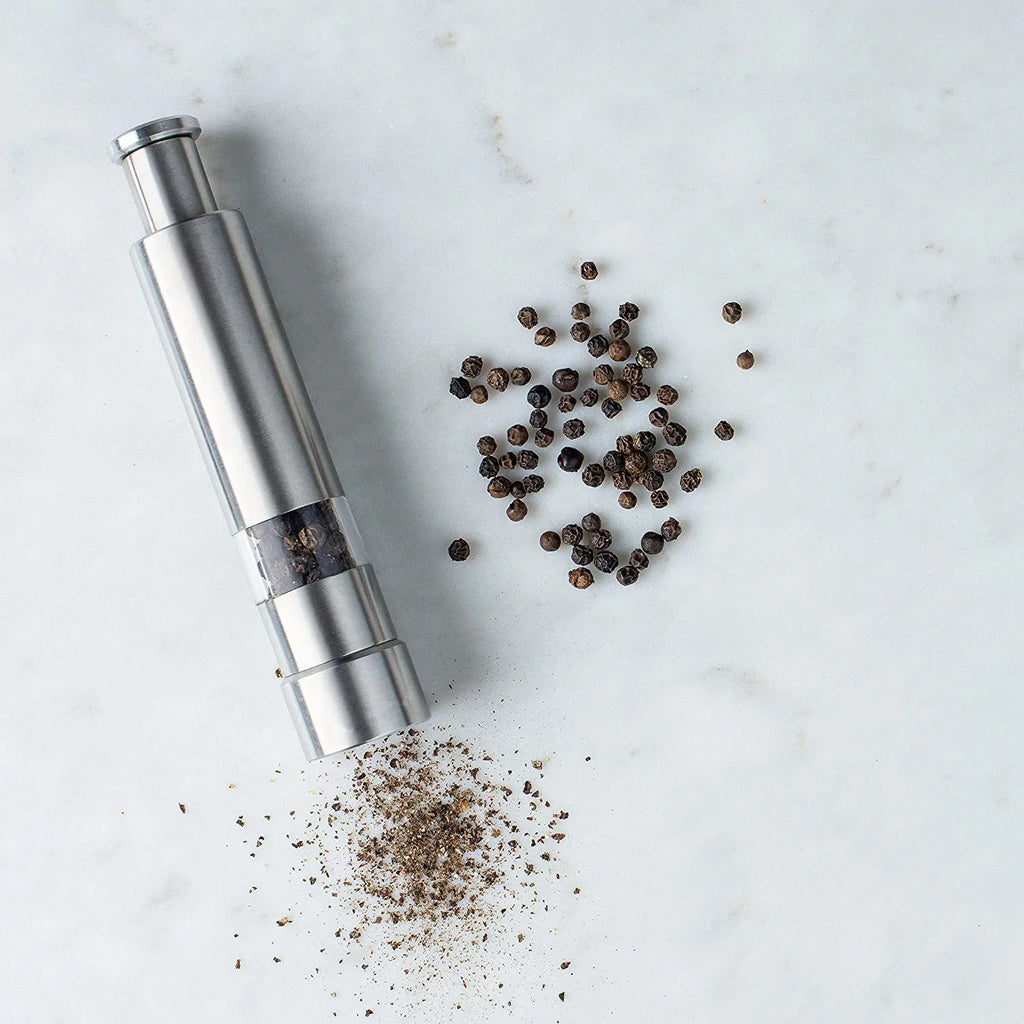 1 Piece Salt and Pepper Grinder Set Original Pump Grind Pepper Mill Thumb Press Grinder for Peppercorns Sea Salt YY027