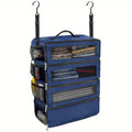 Large capacity foldable multifunctional clothing storage bag, wardrobe hanging clothing storage bag, multi-layer storage