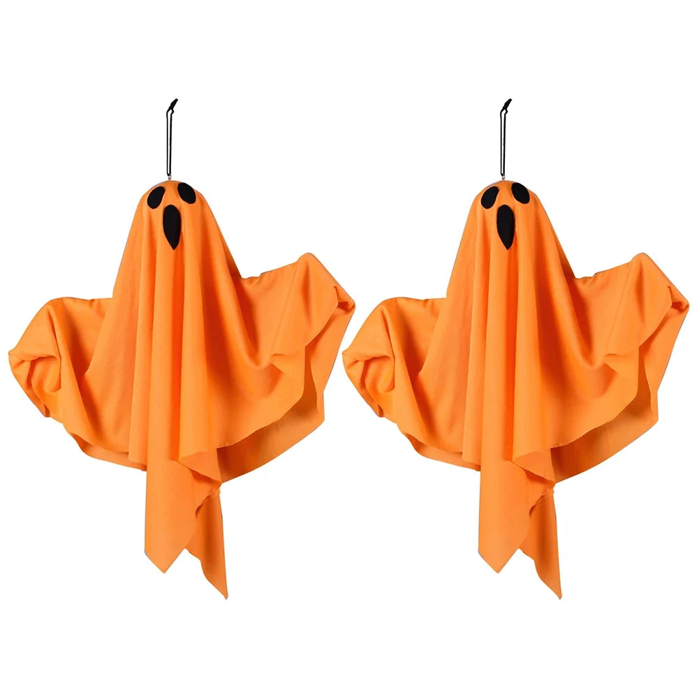 1/3PCS Spooky Ghost Halloween Decoration Waterproof Halloween LED Fabric Hanging Ghost Light for Lawn Garden Home Party Decor