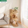 Bedroom bedside clip gap storage shelf storage cabinet small bookshelf floor rack