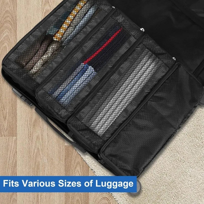 Large capacity foldable multifunctional clothing storage bag, wardrobe hanging clothing storage bag, multi-layer storage