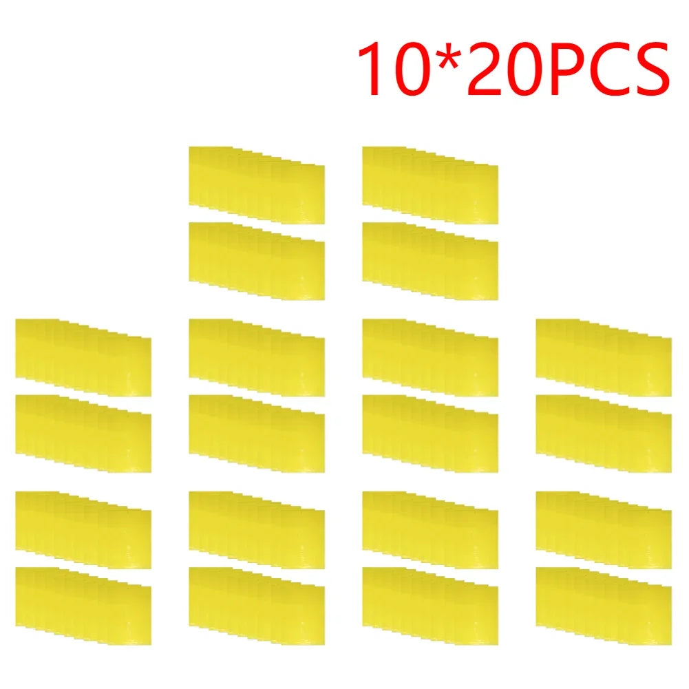20-200PCS Fly Stickers Outdoor Plant Insect Catcher Fly Trap Double Sided Sticky Traps for Bugs Mosquito Trap Sticky Board