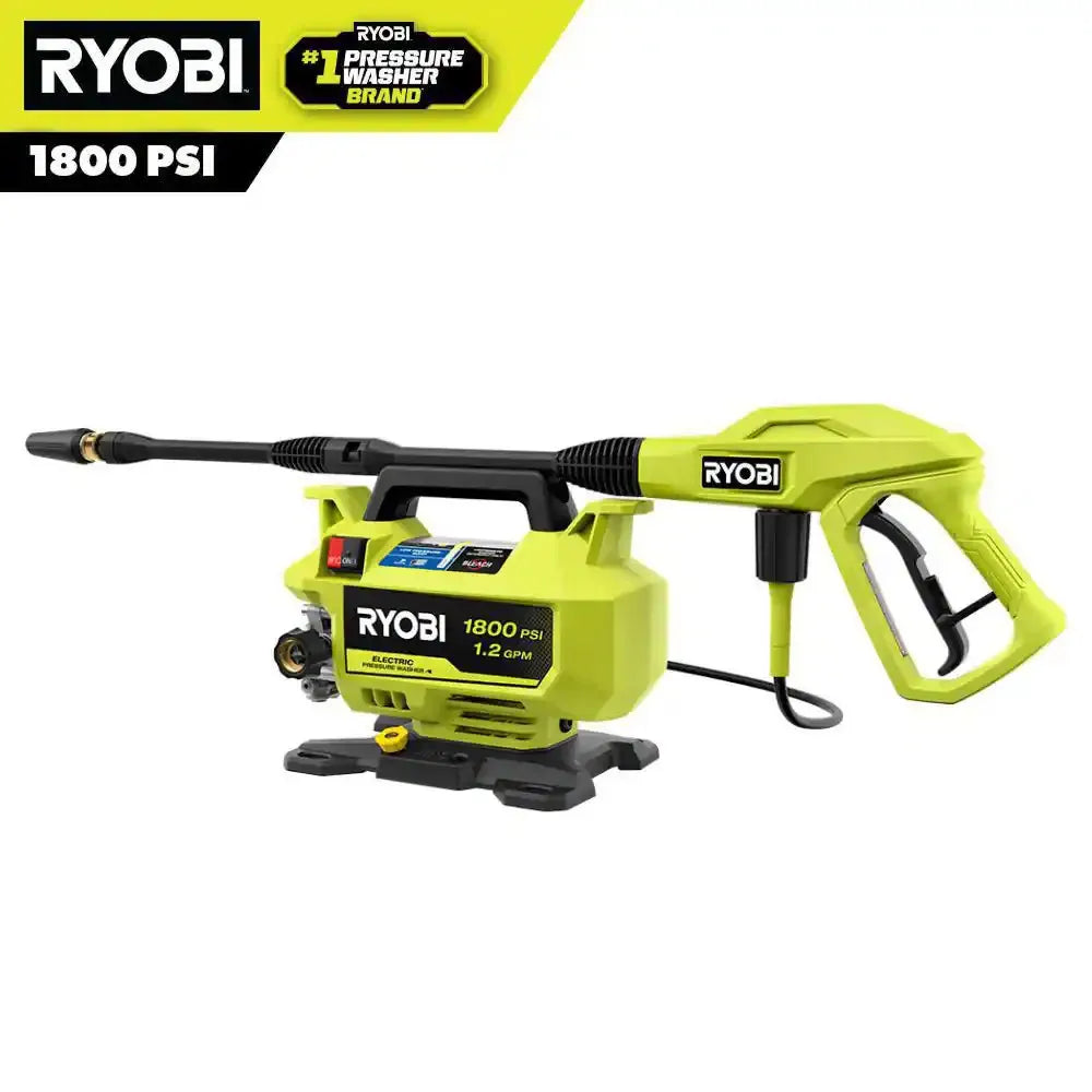 1800 PSI 1.2 GPM Cold Water Corded Electric Pressure Washer
