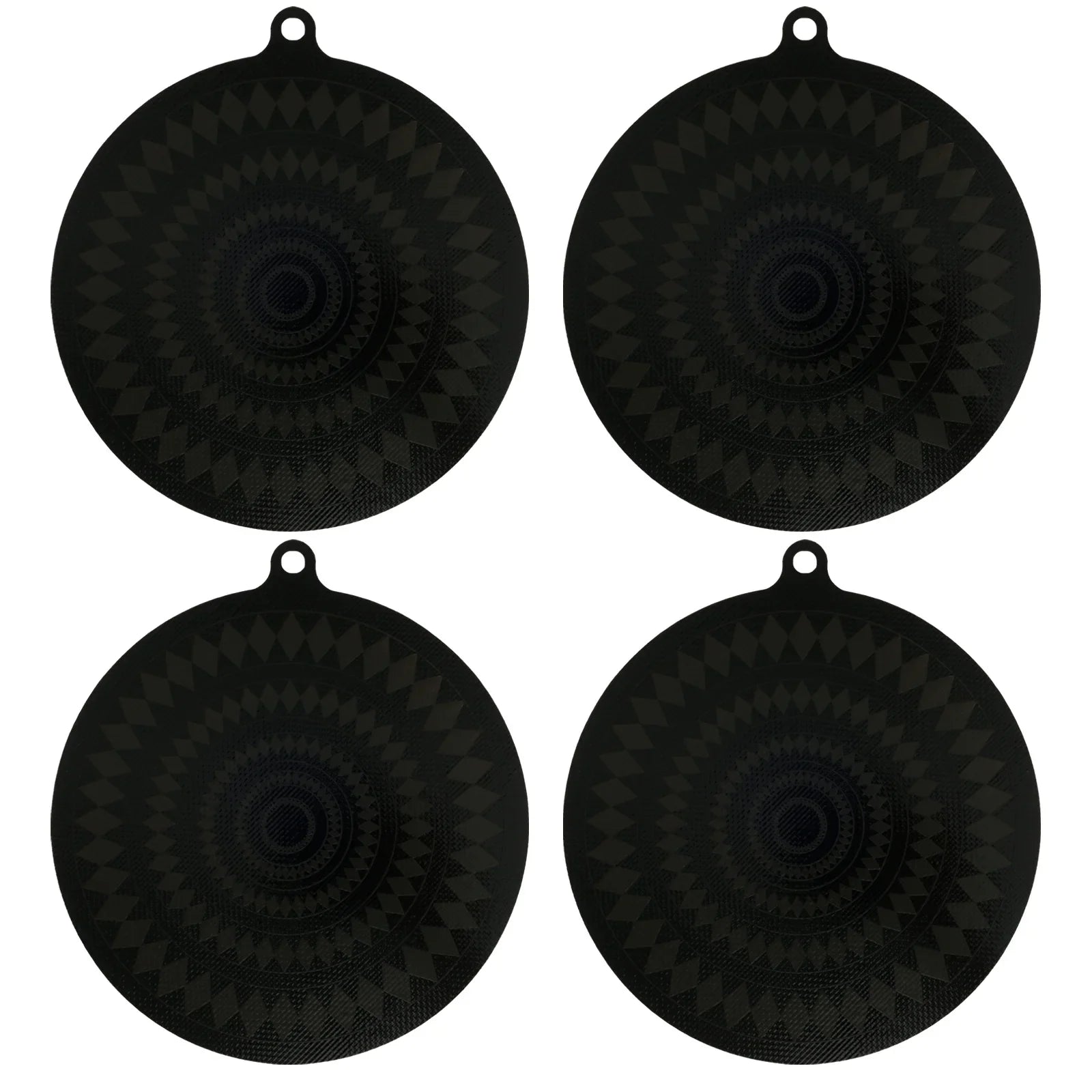 4PCS Induction Cooktop Mat Silicone Thermochromic Induction Cooktop Protective Cover Heat-resistant Cooktop Scratch Protector