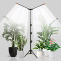 Full Spectrum LED Floor Grow Light for Indoor Plants, Dimmable with Timer, Adjustable Height 17-62", 6000K White Light