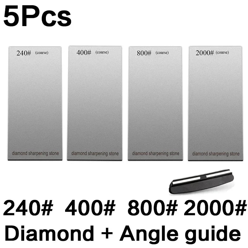 120/600/1500/3000 set Diamond sharpening stone base kitchen whetstone blade sharp bar Apex edge musat knife sharper flakes board