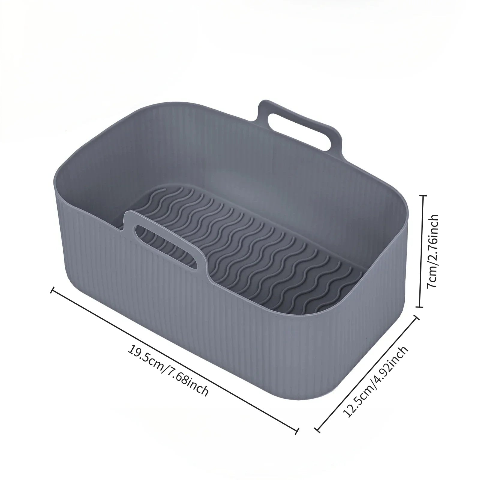 2Pcs/1Pcs Air Fryer Silicone Liners for Ninja SL400 SL401 Stack XL Basket Reusable AirFryer Baking Tray Airfryer Accessories