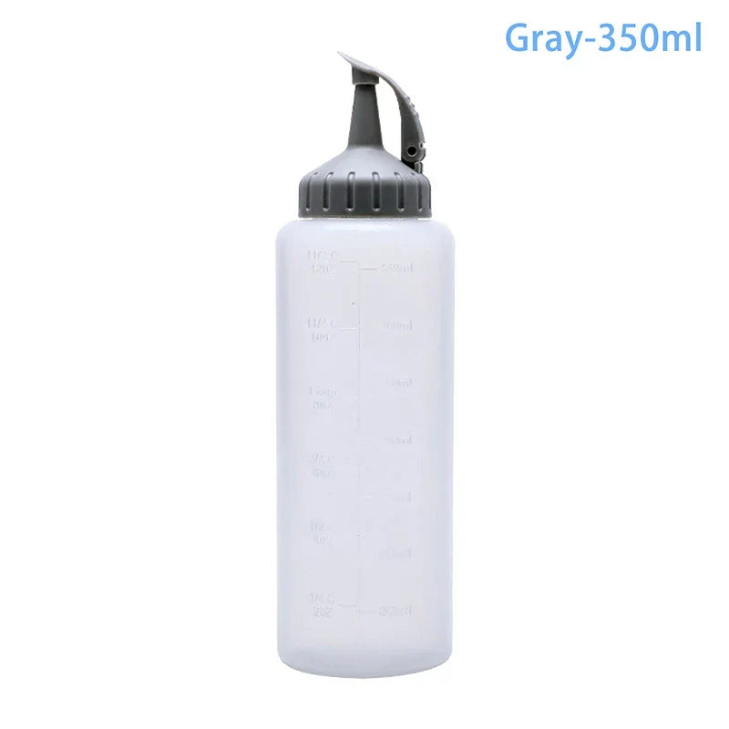175ML/350ML Large Squeeze Condiment Bottles With Nozzles Ketchup BBQ Sauces Olive Oil Bottle Dispenser Squeeze Sauce Bottle