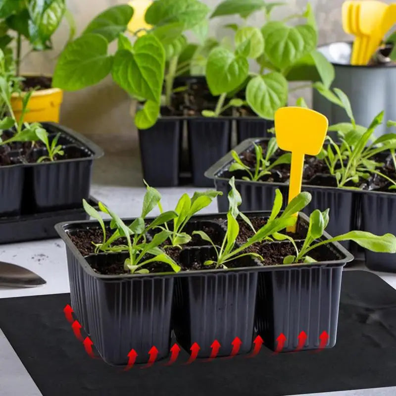 8.5W Plant Heat Mat PVC Leather Plant Warming Mat Indoor 45-50 USB Warm Hydroponics Heating Pad For Indoor Plants Reptiles