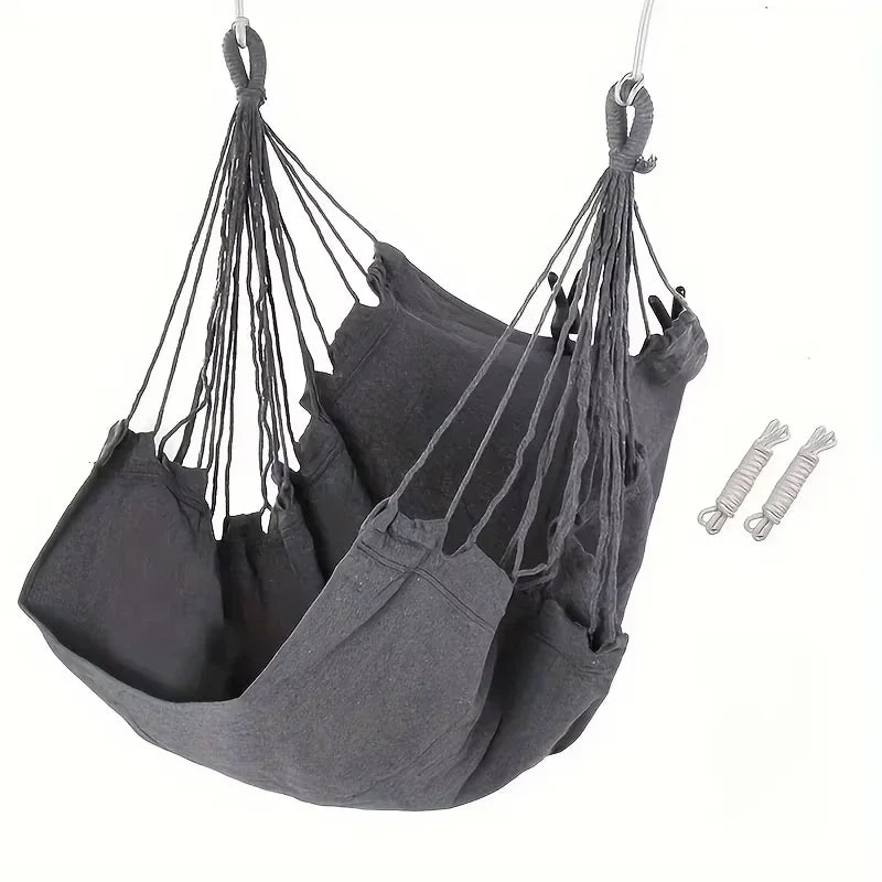 1PC Outdoor Rocking Chair Fabric Hammock Canvas Leisure Swing Chair Dormitory Portable Folding Hanging Chairs Outdoor Furniture