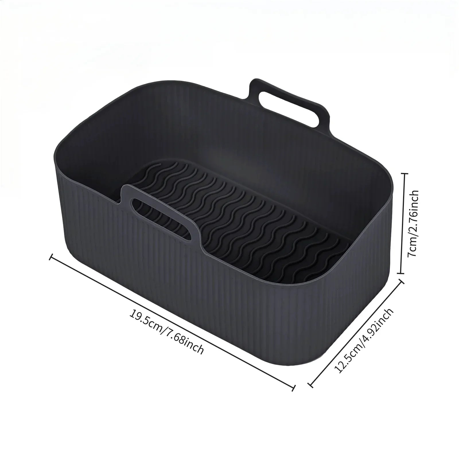 2Pcs/1Pcs Air Fryer Silicone Liners for Ninja SL400 SL401 Stack XL Basket Reusable AirFryer Baking Tray Airfryer Accessories