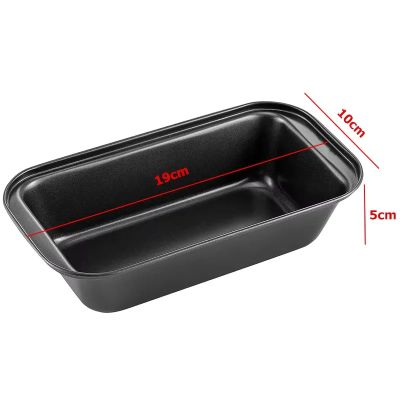 1 Piece Rectangle Loaf Pan Nonstick Carbon Steel Baking Bread Pan Kitchen Baking Tin Oblong Bread and Meat Bakeware YY121