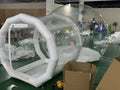 (13ft is 10ft bubble;13ft out of stock) Transparent Inflatable Camping Tent Inflatable Bubble Dome House for Balloon Event