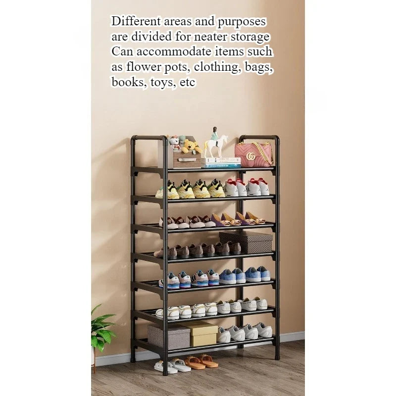 Simple shoe rack household multi-functional multi-storey doorway indoor and outdoor storage rack student dormitory storage rack
