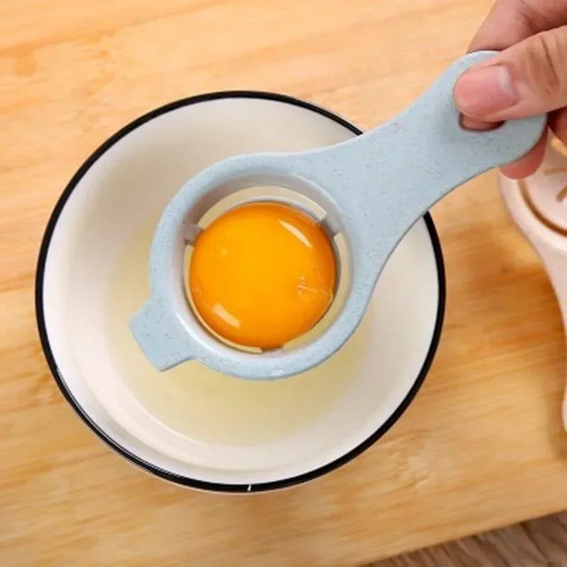 1PC/4PCS Wheat Straw Egg White Separator Egg Yolk Separator Egg Filter Kitchen Baked Egg Yolk Egg White Filter  kitchen gadgets