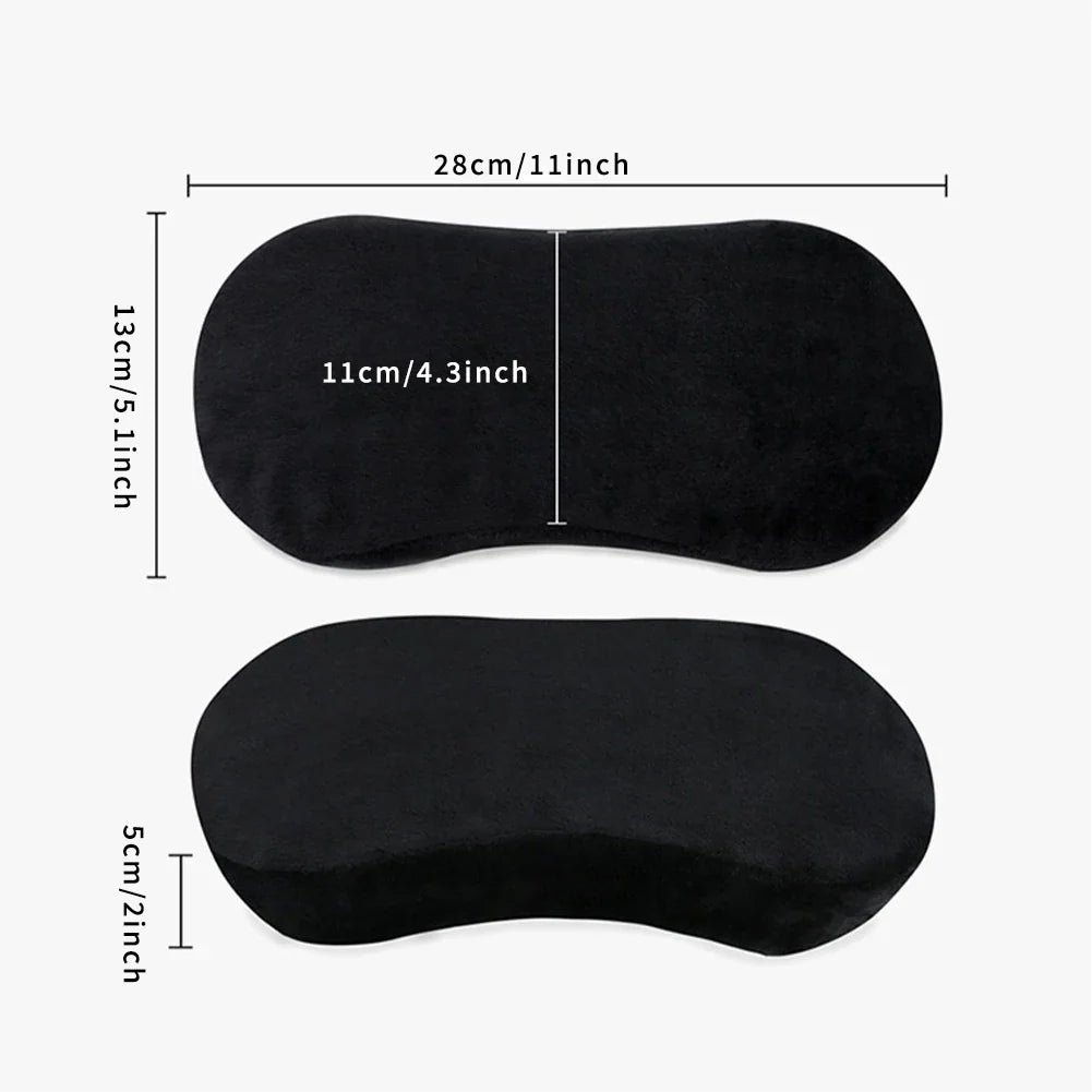 2Pcs Memory Foam Armrest Pads for Office Chair Elbow Support Cushion for Arm Pressure Relief