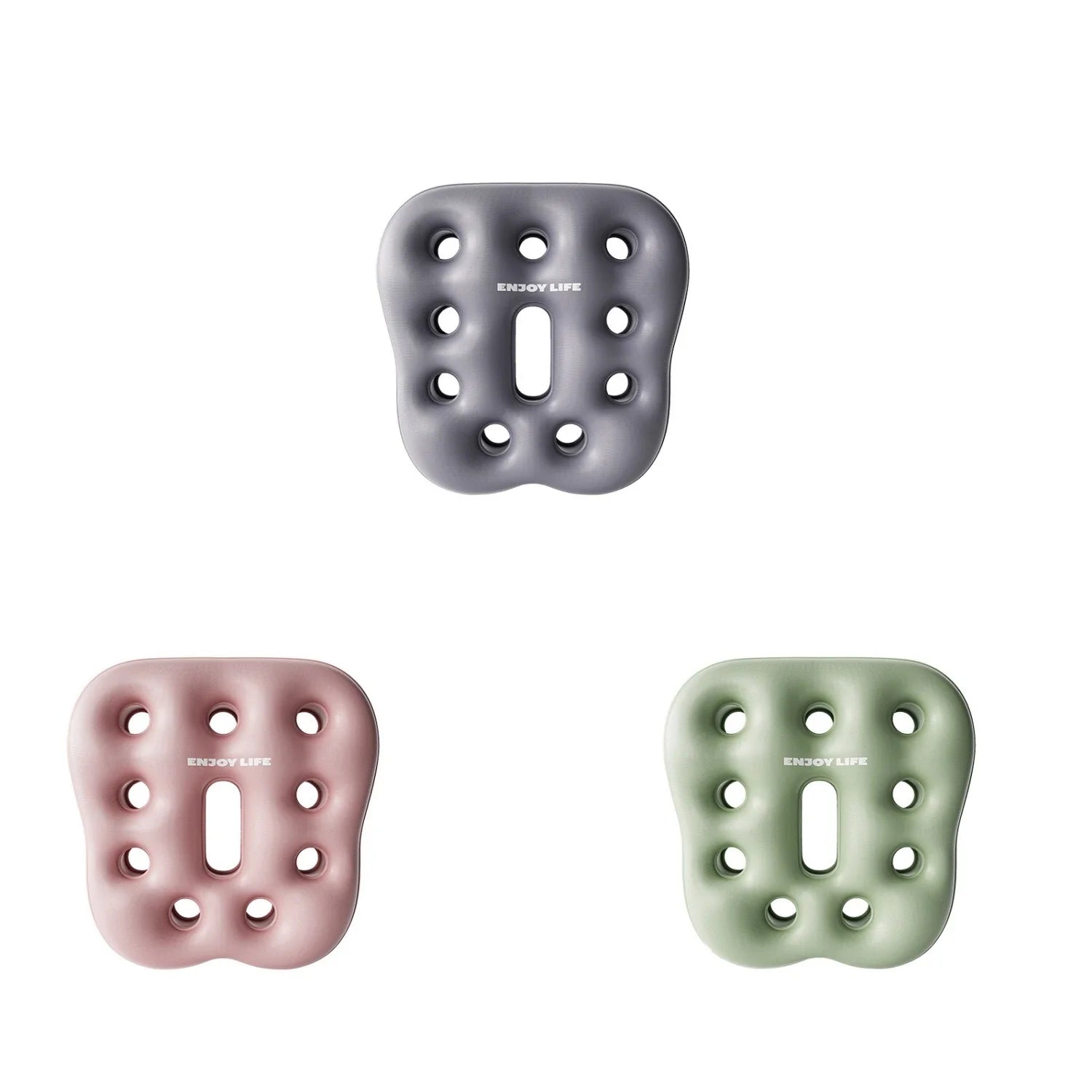 PVC inflatable seat cushion for portable storage, office and home use, anti slip and breathable chair cushion, anti hemorrhoid
