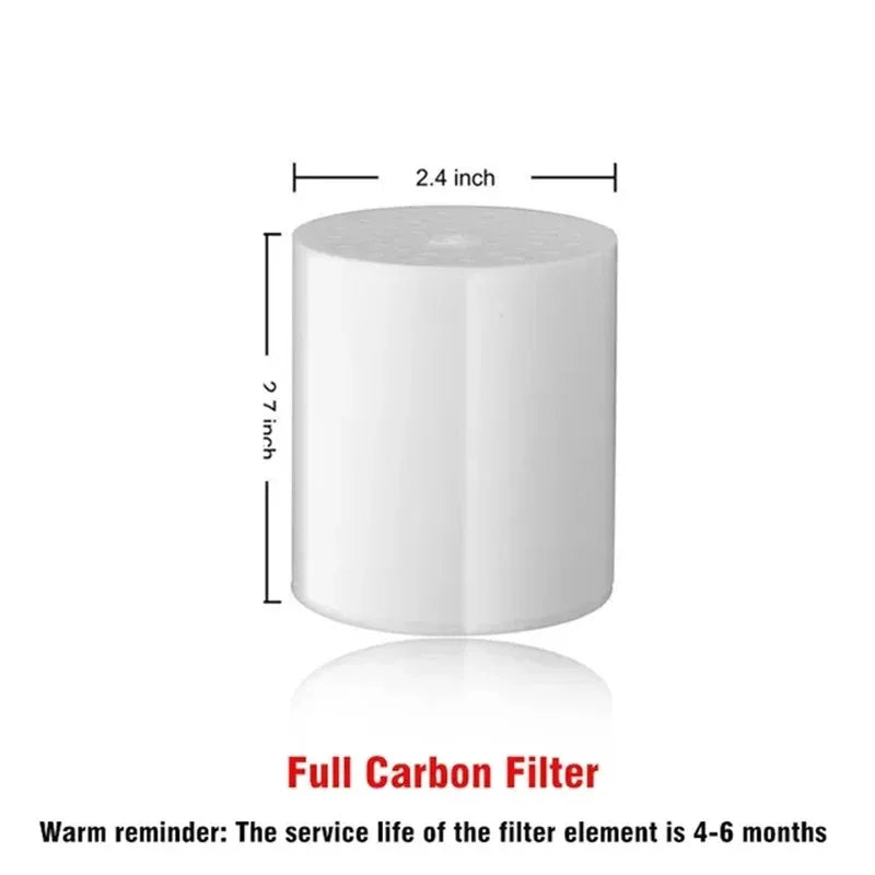 15-20 Stages High Output Shower Water Activated Carbon Filter Remove Chlorine Heavy Metals Filtered Showers Headhower Head Softe