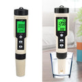 Hydrogen Test Pen High Sensitivity Backlit LCD Design Digital Hydrogen Meter for Aquariums Gardening Laboratories