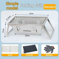 Stainless Steel Barbecue Stove Outdoor Charcoal Folding Barbecue Rack Household Small  Folding Carbon Barbecue Skewer Stove  bbq