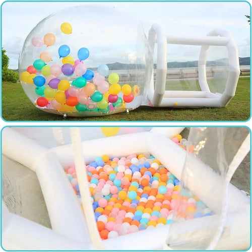 10ft TPU dia Inflatable Bubble Dome House Bounce House Hot Selling Transparent Inflatable Camping Tent with blower for Balloon