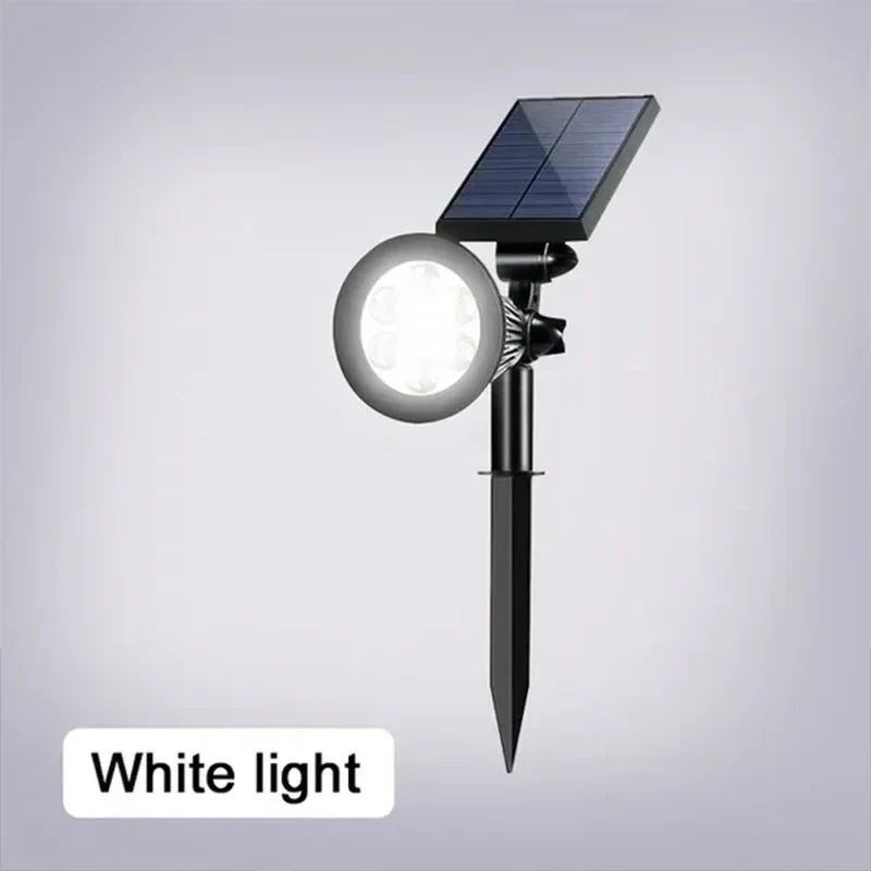 1Pcs Solar Powered 7LED Lamp Adjustable Solar Spotlight In-Ground IP65 Waterproof Landscape Wall Light Outdoor Lighting