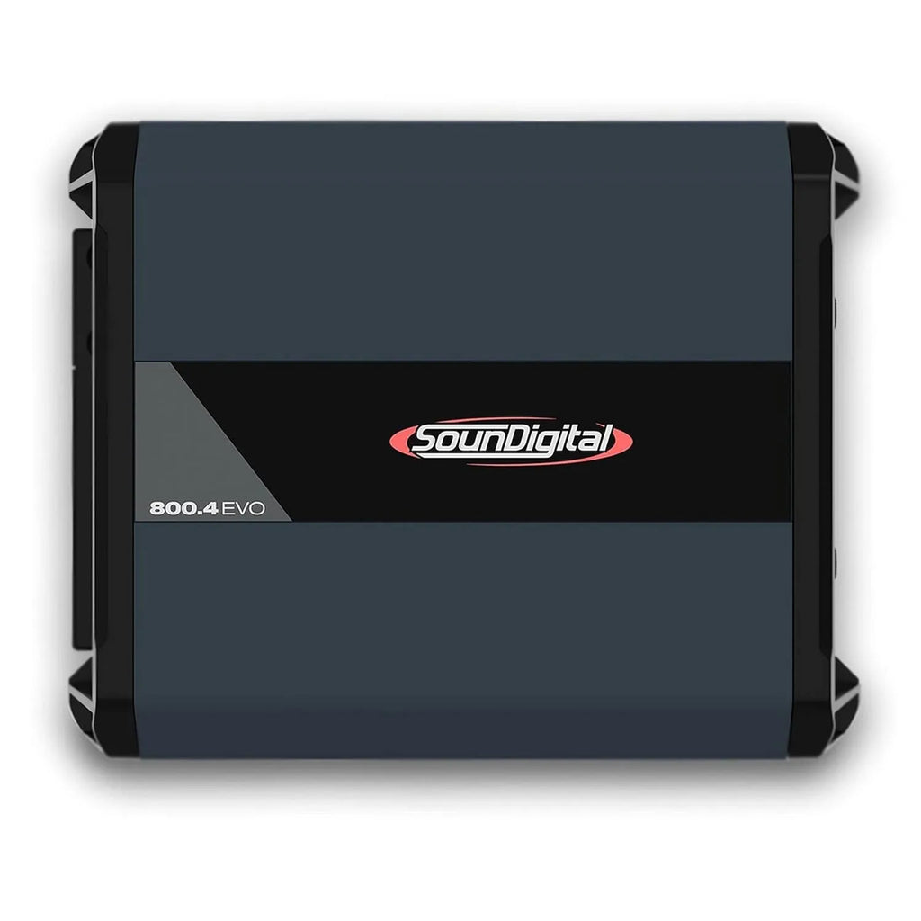 SounDigital - Car Full Range Amplifier 800 - 4 Channels 800 Watts RMS 4 Ohm -...