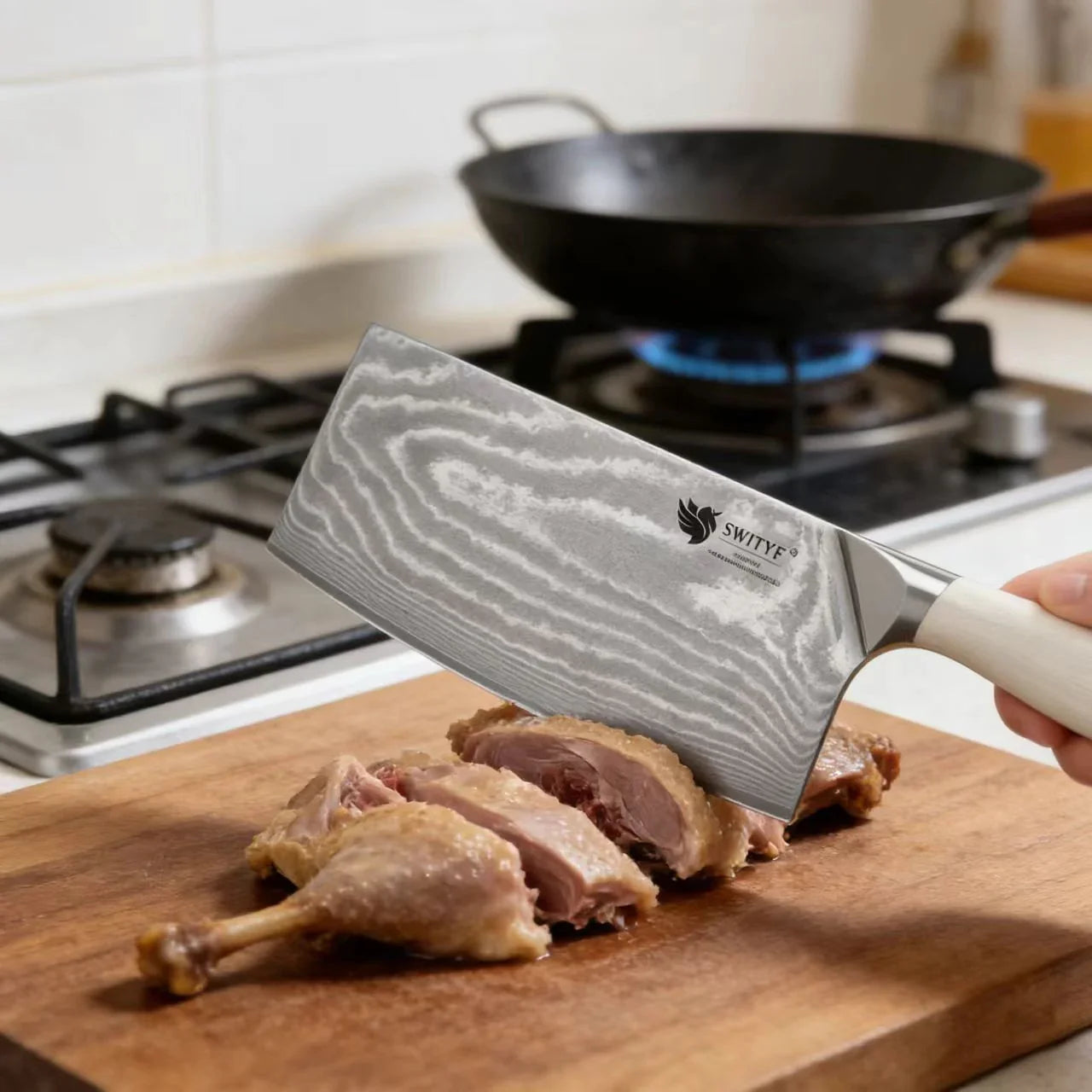 7.5 Inch Chopper Knife 67-layers Damascus Steel Blade G10 Handle Chef Slicing Cleaver Kitchen Knives Meat And Poultry Tools