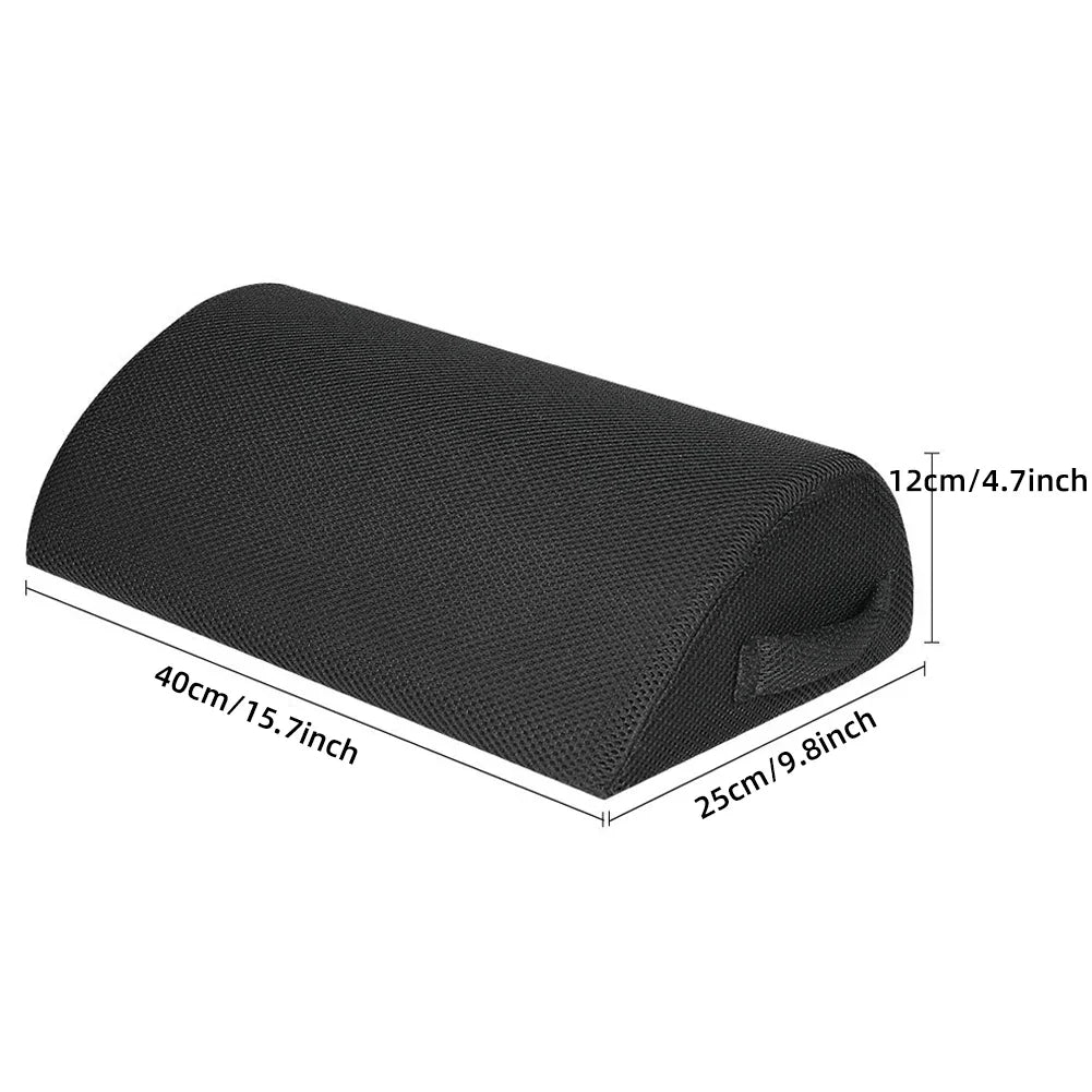 1 piece work table footstool - memory foam office footstool leg lift pillow for games and home office to improve sitting posture