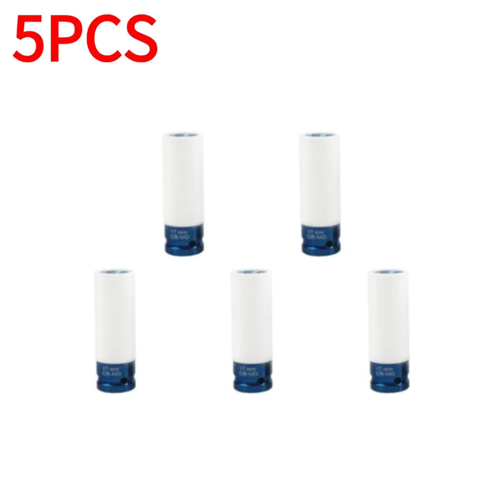 17/19/21/22mm Hex Sockets Wheel Deep Impact Nut Socket 1/2 Inch Square Drive Drive Wheel Protector Impact Socket Car Garage Tool