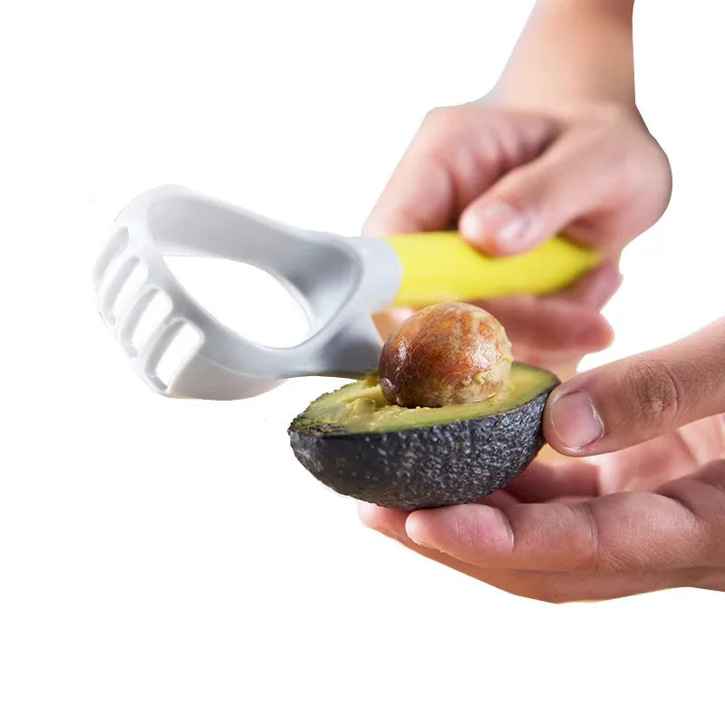 5 in 1 Avocado Slicer Multi-Function Avocado Masher Avocado Separator with Comfortable Handle Fruit Corer for Apple Pears