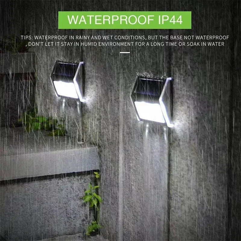 5 Pack Solar Step Lights, 3 LED Outdoor Deck Lighting, Stainless Steel Waterproof for Stairs, Pathway, Walkway, Garden