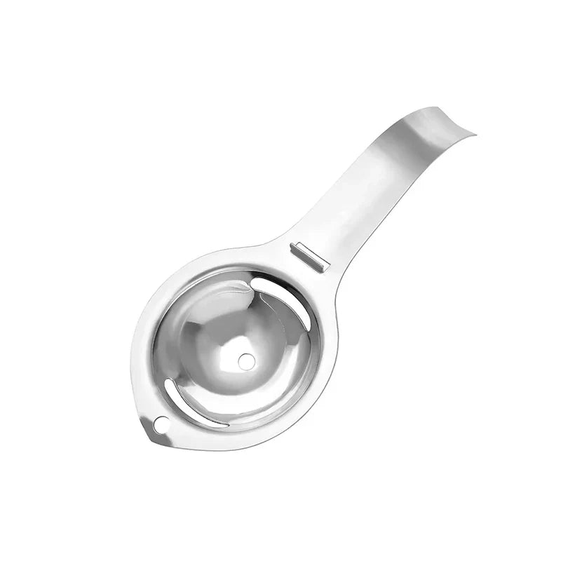 1 Piece Egg Separator Egg Yolk White Separator Stainless Steel Egg White Yolk Sifting Filter Egg Divider Kitchen Gadgets YY003