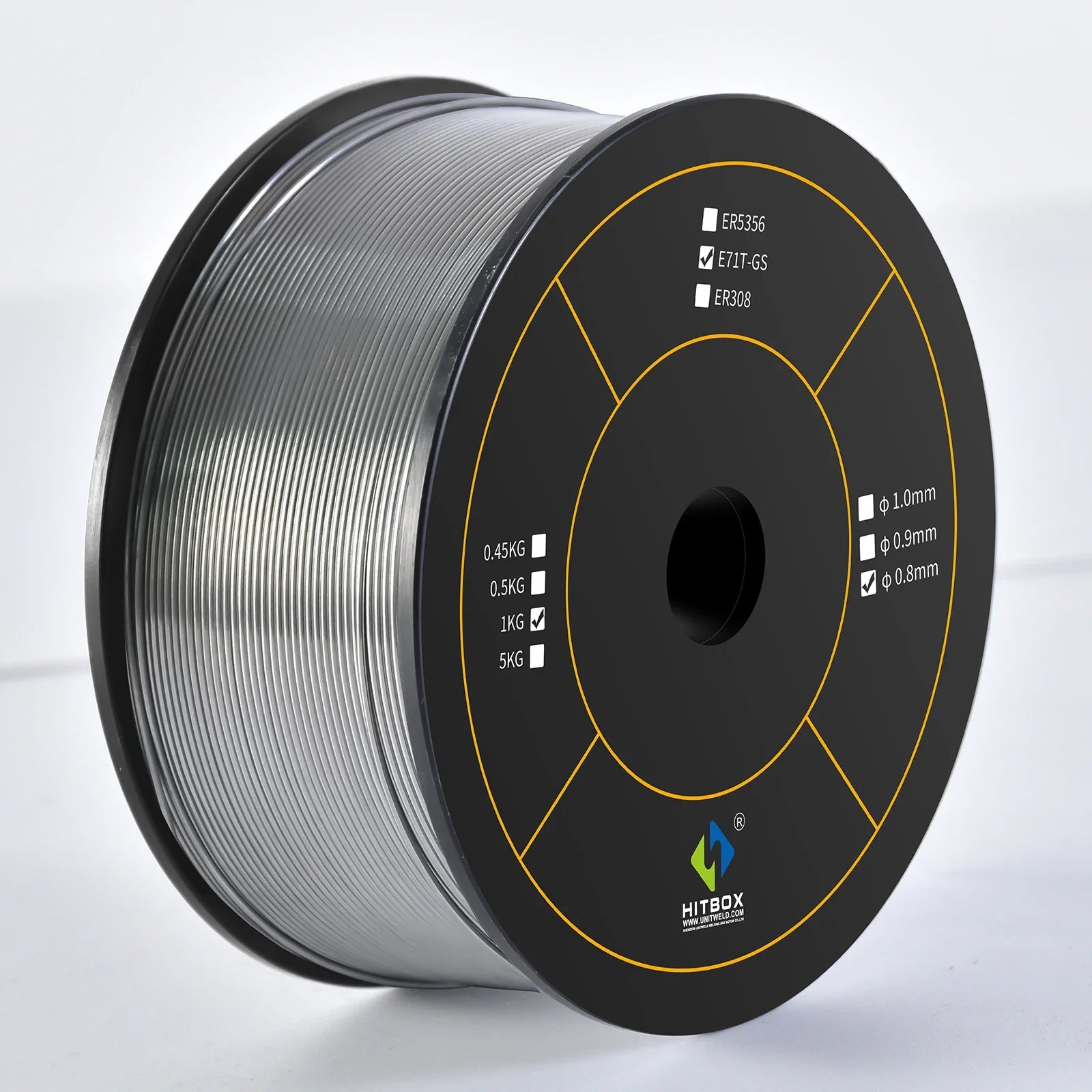 0.8mm Mig Wire Flux Cored Self-Shielded 1kg No Gas Wires Iron Welding Carbon Steel Gas-Less Mig Welder Accessories
