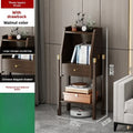 Bookshelf Shelf Floor-to-ceiling bookcase Simple living room wall locker Corner cabinet TV side cabinet Display cabinet Bamboo