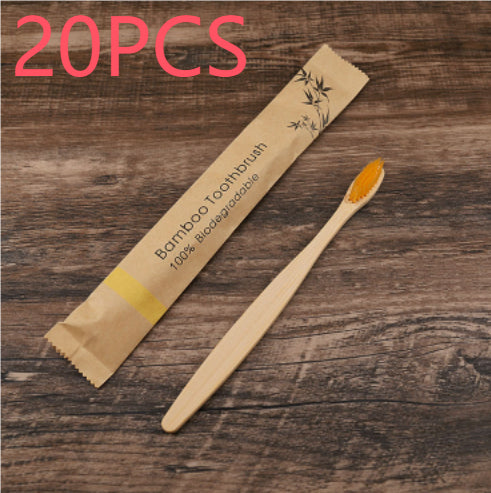 10Pcs Colorful Toothbrush Natural Bamboo Tooth Brush Set Soft Bristle Charcoal Teeth Eco Bamboo Toothbrushes Dental Oral Care